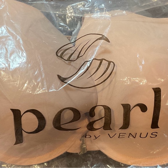 NWT PEARL BY VENUS  “T” BACK BRA WITH FRONT CLOSURE 36DDD IN NUDE - Picture 3 of 4